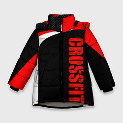 Зимняя куртка для девочки CrossFit - Красный спортивный