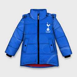 Зимняя куртка для девочки Tottenham hotspur Голубая абстракция