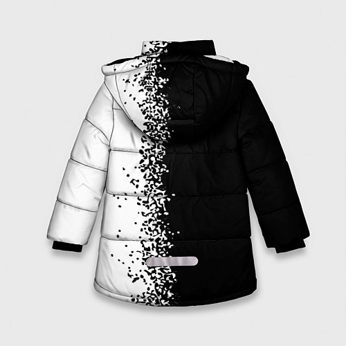 Зимняя куртка для девочки Бухгалтер из России и герб Российской Федерации: п / 3D-Черный – фото 2