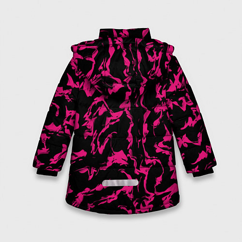 Зимняя куртка для девочки Извилина / 3D-Черный – фото 2