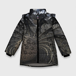 Зимняя куртка для девочки Инопланетное