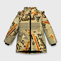 Зимняя куртка для девочки Vintage Journal
