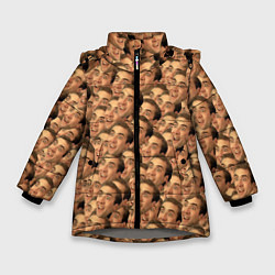 Зимняя куртка для девочки Николас Кейдж мем