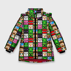 Зимняя куртка для девочки Minecraft - characters