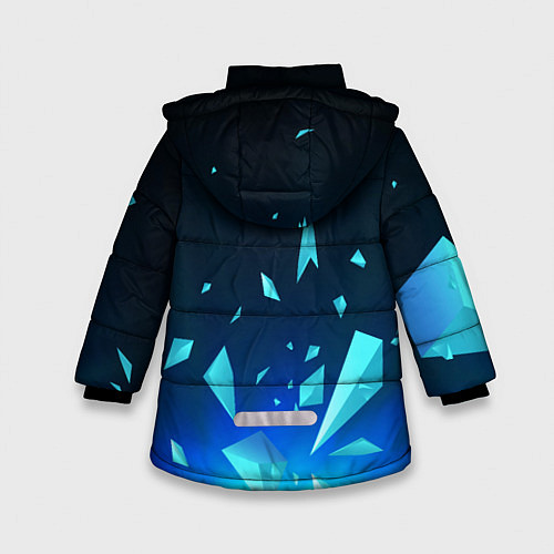 Зимняя куртка для девочки Roblox взрыв частиц / 3D-Черный – фото 2