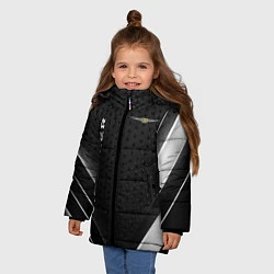 Куртка зимняя для девочки Chrysler Карбон, цвет: 3D-светло-серый — фото 2