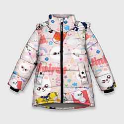 Зимняя куртка для девочки Skzoo Jinniret pattern cartoon avatar