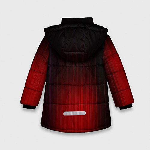 Зимняя куртка для девочки Mercedes-Benz art / 3D-Светло-серый – фото 2