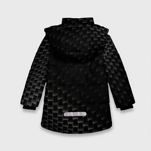 Зимняя куртка для девочки Haval карбоновый фон / 3D-Черный – фото 2