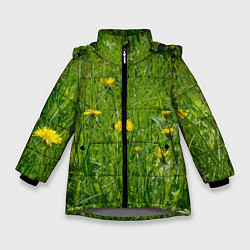 Зимняя куртка для девочки Солнечные одуванчики