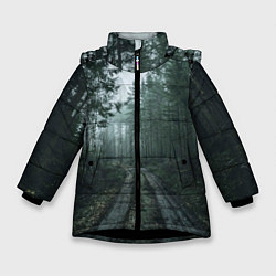 Зимняя куртка для девочки Дорога в лес