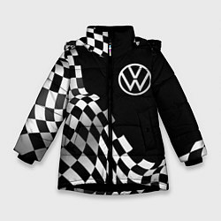 Зимняя куртка для девочки Volkswagen racing flag