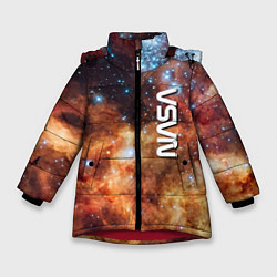 Зимняя куртка для девочки Рождение новой звезды - NASA