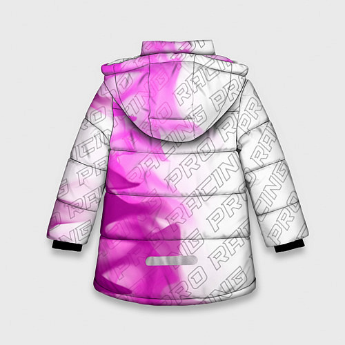 Зимняя куртка для девочки Chrysler pro racing: по-вертикали / 3D-Черный – фото 2