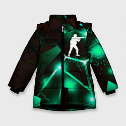 Зимняя куртка для девочки Counter Strike разлом плит