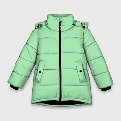 Зимняя куртка для девочки Мятный радуга