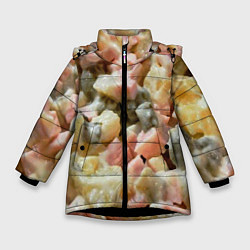 Зимняя куртка для девочки Салат оливье
