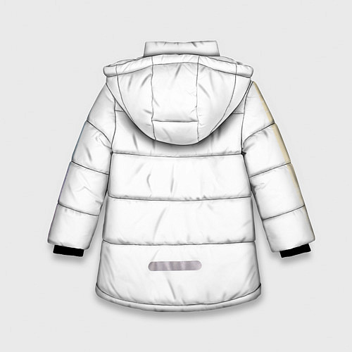 Зимняя куртка для девочки Шелудивый карандаш / 3D-Черный – фото 2