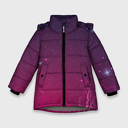 Зимняя куртка для девочки Космическая аномалия