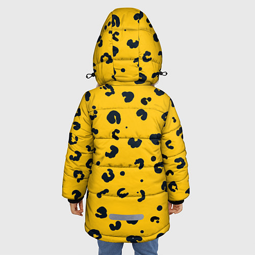 Зимняя куртка для девочки Леопардик / 3D-Красный – фото 4