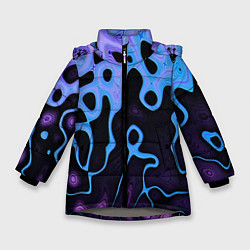 Куртка зимняя для девочки Смешение фракций, цвет: 3D-светло-серый