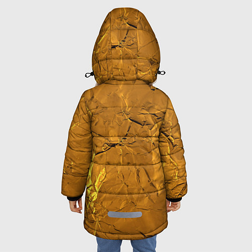 Зимняя куртка для девочки Золотое стекло / 3D-Красный – фото 4