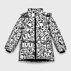 Куртка зимняя для девочки Baracota Stickers, цвет: 3D-черный