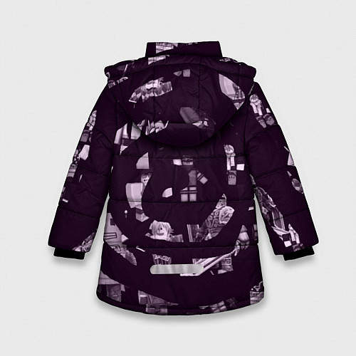 Зимняя куртка для девочки Roblox персонажи / 3D-Черный – фото 2