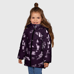Куртка зимняя для девочки Roblox персонажи, цвет: 3D-черный — фото 2