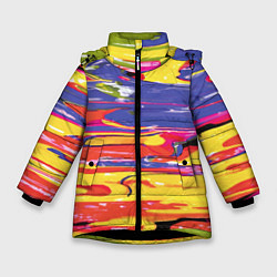 Зимняя куртка для девочки Красочный бум