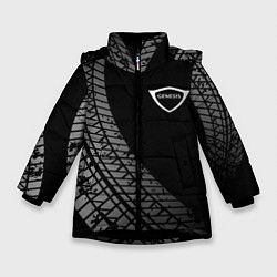 Зимняя куртка для девочки Genesis tire tracks