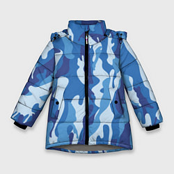 Зимняя куртка для девочки Blue military