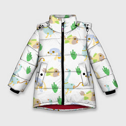 Зимняя куртка для девочки Рыбоптицы
