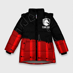 Зимняя куртка для девочки Форма Team Liquid red