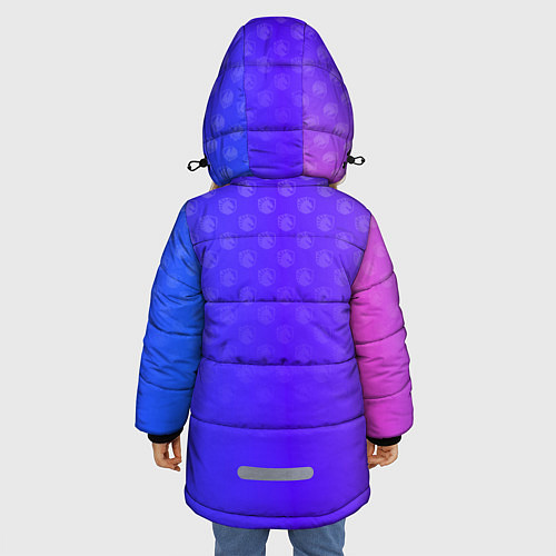 Зимняя куртка для девочки Форма Team Liquid / 3D-Красный – фото 4