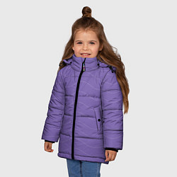 Куртка зимняя для девочки Пунктирный бег, цвет: 3D-светло-серый — фото 2