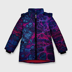 Зимняя куртка для девочки Неоновая лава