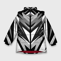 Куртка зимняя для девочки Спортивная униформа - фитнес, цвет: 3D-красный