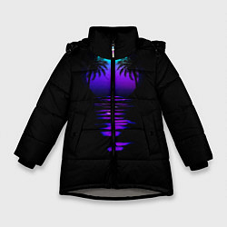 Зимняя куртка для девочки Луна SynthWave