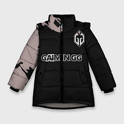 Куртка зимняя для девочки Gaimin Gladiators Splash, цвет: 3D-светло-серый