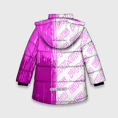 Зимняя куртка для девочки Hitman pro gaming: по-вертикали / 3D-Черный – фото 2