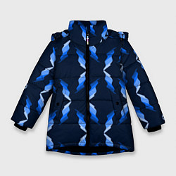 Зимняя куртка для девочки Синяя ночь