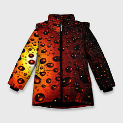 Куртка зимняя для девочки Aqua, цвет: 3D-черный