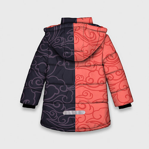 Зимняя куртка для девочки Strey Kids x Anime / 3D-Черный – фото 2