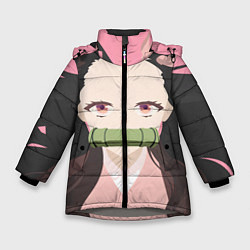 Зимняя куртка для девочки Клинок рассекающий демонов Нэдзуко