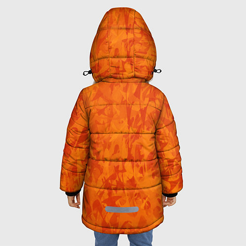 Зимняя куртка для девочки Дизайн Trendy / 3D-Красный – фото 4