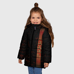 Куртка зимняя для девочки СССР ретро, цвет: 3D-светло-серый — фото 2