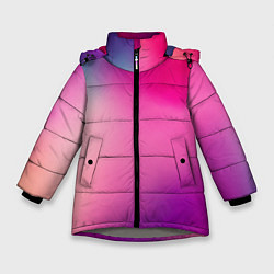 Зимняя куртка для девочки Футболка розовая палитра