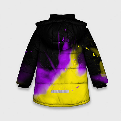 Зимняя куртка для девочки Цитата - Коби Брайант / 3D-Черный – фото 2