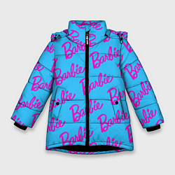 Зимняя куртка для девочки Barbie pattern